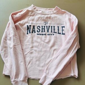 MV Sport Light Pink Crewneck - Nashville Tennessee